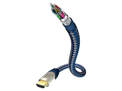 Produktbild von Inakustik 0042303, 3 m, HDMI Typ A (Standard), HDMI Typ A (Standard), 3840 x 2160 Pixel, 3D, Blau