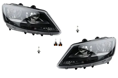 Zdjęcie produktu dla Johns, przednie reflektory halogenowe pasujące do Seat Alhambra 7N 10-15 H15 z H7 Zestaw L R 7N5941005 7N5941006