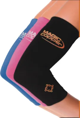 Produktbild von Magic Copper Ellbogen-Bandage schwarz Gr. XXL