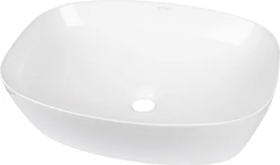 Zdjęcie produktu dla Umywalka nablatowa KERRA KR-640, ceramiczna, biała, 51 cm