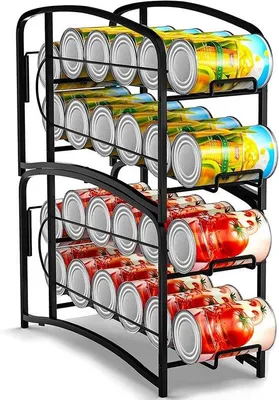 Productafbeelding van Famanu Koelkastorganizer Set – Verrijdbare drankdispensers, stapelbaar