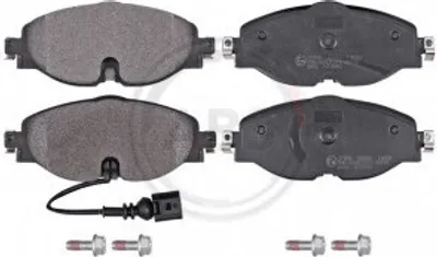 Produktbild von A.B.S. 37958 - OE 2Q0698151F Bremsbelagsatz für Leon 5F, Karoq, Q2 GA, A3 8Y, A3 8V, A1 GB, Leon KL, Ateca KH, Formentor KM7, TT FV, Q3 F3, Q3 F3B, Kodiaq, Octavia III 5E, Golf VII, Golf VIII, Octavia IV NX, Superb III 3V, Arteon 3H, Caddy IV SA, GLC, Cad