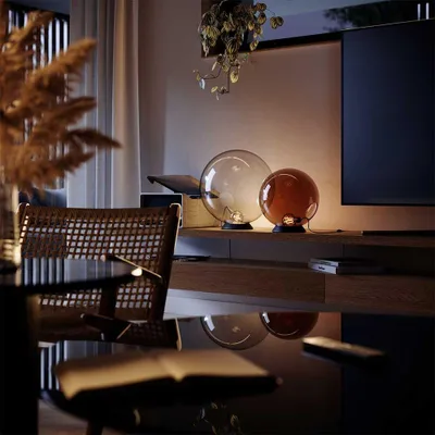 Produktbild von s.luce Orb Glaskugel Tischleuchte Tischlampe Schlafzimmerlampe Flurleuchte