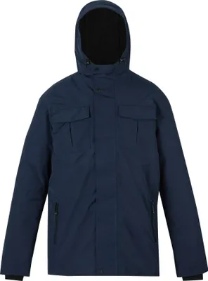 Image de Regatta - Veste "Eamont", imperméable pour hommes, isolée RG12177 (M) (Marine/Noir)