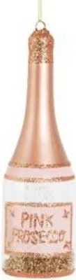 Obrázek produktu pro Růžová vánoční ozdoba Prosecco - Sass & Belle