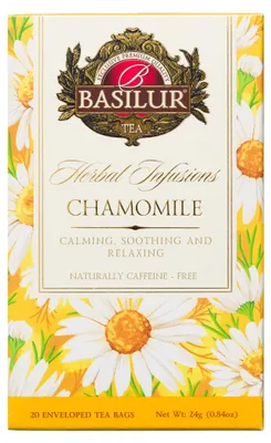 Productafbeelding van Basilur kruidenthee kamille, theezakjes - 20 stuks x 1,5 gram
