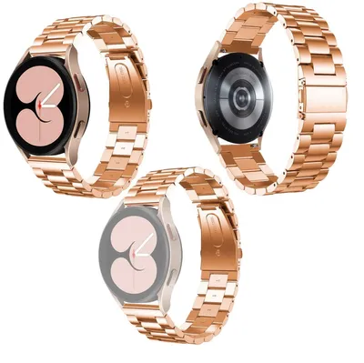 Image de Pour Samsung Galaxy Watch 6 5 4 Normal Pro Classic toutes les tailles Deluxe bracelet en acier