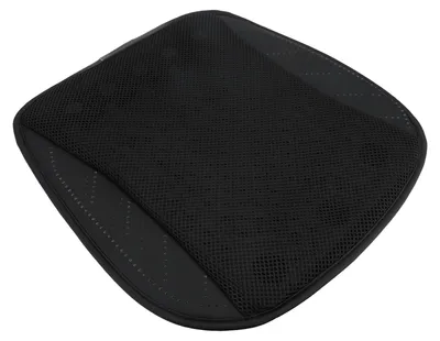 Image de Coussin de siège ventilé avec 8 ventilateurs, connecteur USB, 3 vitesses, revêtement antidérapant et amovible, pour une utilisation à la maison, en voiture ou au bureau, compatible avec une alimentation DC 5V, couleur noire
