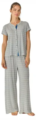 Produktbild von J&J Brothers Damen-Sommerpyjama mit fließender langer Hose JJB28