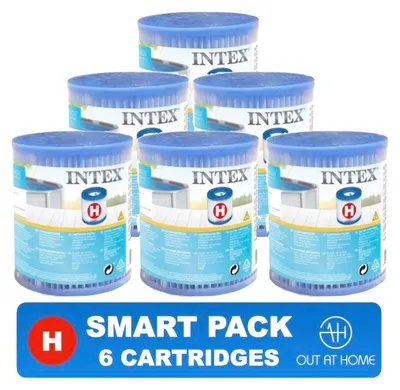 Produktbild von Intex SMART PACK 6 Stück Filterkartuschen Typ H