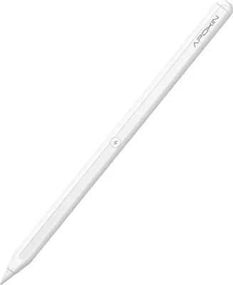 Produktbild von Apokin, Bluetooth Stylus iPad Pro Palm Rejection 9H Akku Magnetisch, Weiß