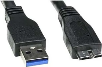 Obrázek produktu pro Kabel USB (3.0), USB A M - USB micro B (M), 0,5 m, černý