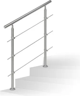 Image de Rampes d'escalier en acier inoxydable