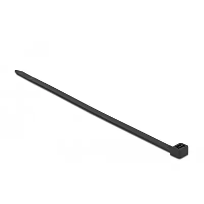 Produktbild von DeLOCK 19674, Leiter-Kabelbinder, Nylon, Schwarz, 26,5 cm, V2, -35 - 85 °C