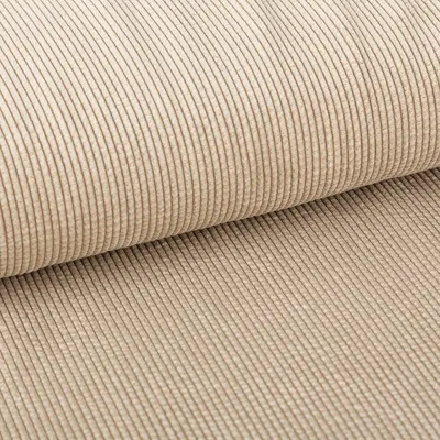 Produktbild von Cord Stoff Bubble Bekleidungsstoff Dekostoff beige 1,45m