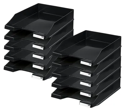 Produktbild von HAN Briefablage KLASSIK, 10 STÜCK Schreibtisch Organizer, Bürobedarf, Ablagefäch