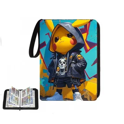 Produktbild von Pokémon Sammelalbum für pokemon Karten Sammelalbum,50 Seiten 400 Karten Kapazität,Sammelkarten Album,Geschenk für Kinder