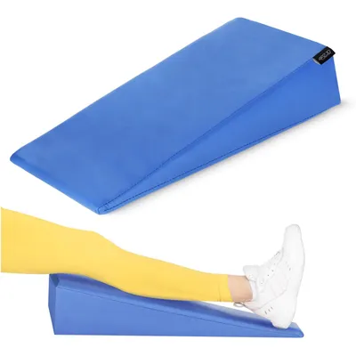 Produktbild von 4FIZJO Rehabilitationskeil, Lagerungskissen für Massage, Therapie und Pflege, Blau