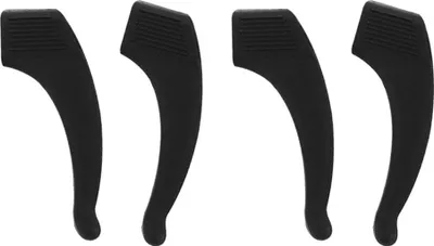 Produktbild von 4er-Pack Silikon Brille Haken Halterung Brillenbügel Antirutsch Ohrbügel Schwarz