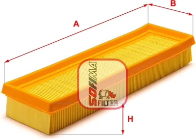 Produktbild von Luftfilter SOFIMA S 2640 A für RENAULT TWINGO I (C06) Filtereinsatz