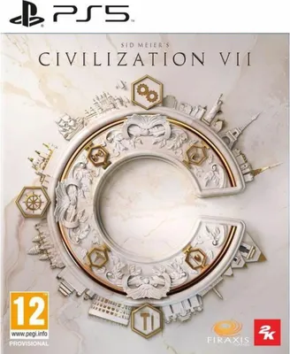 The image shows the cover art for the video game Civilization VII for PlayStation 5.