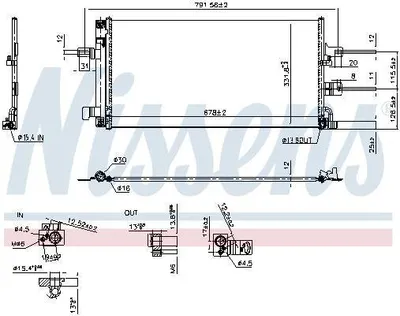 Produktbild von NISSENS 941434 Kondensator Klimaanlage für AUDI A4 B9 Avant (8W5, 8WD) +Trockner