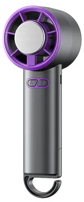 Produktbild von Mini-Grau Handventilator, USB-Schnellladung, Geräuscharmer Ventilator, Hochgeschwindigkeits-Luftkühlung, Tragbarer Ventilator, für Reisen Outdoor-Aktivitäten