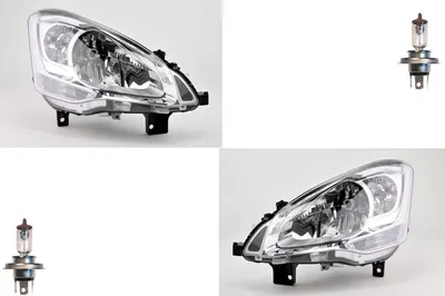 Obrázok produktu pre Johns, Halogénové svetlomety vhodné pre Citroen Berlingo 7 08-12 w. H4 sada ľavý pravý