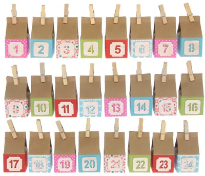 Productafbeelding van Sunnysue 300-63 DIY kerstkalender zonder lijmen