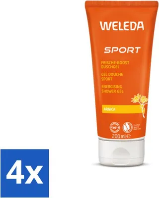 Produktbild von WELEDA - Duschgel Sport - Arnika - 200 ml - Vorteilspack - 4 Stücke