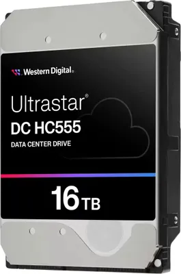 Produktbild von Western Digital Ultrastar DC HC555 Interne Festplatte 16 TB 7200 RPM 512 MB 3.5" SAS3
