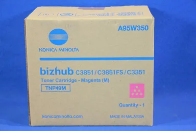 Image de Konica Minolta TNP49M toner magenta A95W350 -A
