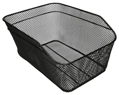 Produktbild von windmeile | Fahrradkorb für den Gepäckträger, Hinten, 20kg Tragfähigkeit, Klick-Funktion, Schwarz, Drahtkorb, E-Bike, Fahrrad, Pedelec