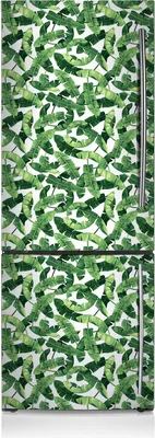 Produktbild von Aufkleber Kühlschrankmagnete Dekoration Kühlschrankfolie 60x180 cm - Tropisches Blatt