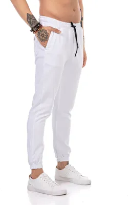 Produktbild von Red Bridge Herren Jogger Denim Hose Weiß XL