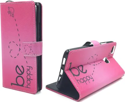 Zdjęcie produktu dla Etui na telefon komórkowy Huawei P9 Lite Be Happy Pink