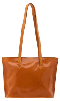 Imagen del producto de Bolsos de hombro para mujer, cuero genuino, cierre con cremallera, fabricado en Italia
