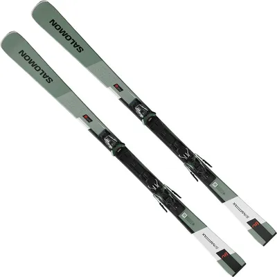 Image de SALOMON S/MAX 8 + M11 GW L80, skis, vert olive/noir/blanc, 160 cm