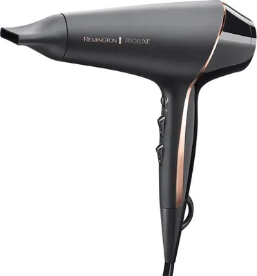 Zdjęcie produktu dla Remington PROLuxe Midnight Edition, Prąd przemienny, Czarny, Złoto, Monochromatyczny, Oczko do wieszania, 3 m, 2400 W