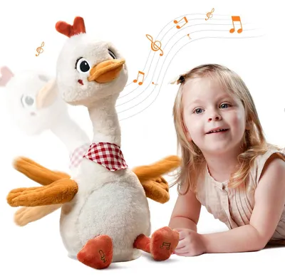 Produktbild von Plüsch Ente sprechend singend Baby Spielzeug – Nachsprechende Ente mit Bewegung | 6 Lieder für Kinder ab 3 Jahren