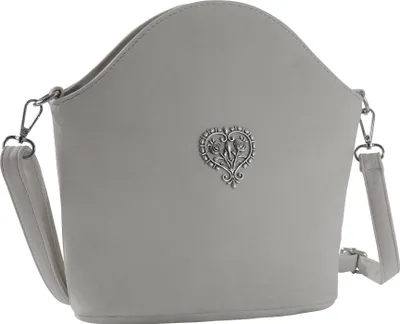 Produktbild von Handtasche Blütenherz - grau