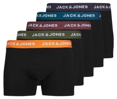 Produktbild von Jack & Jones Oliver Solid Trunk Boxershorts Herren (plussize) (5er Pack)