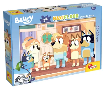 Obrázek produktu pro Oboustrann podlahov puzzle Maxi 24 Bluey