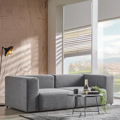 Produktbild von 2-Sitzer Sofa 'Suldal' Textil Grau