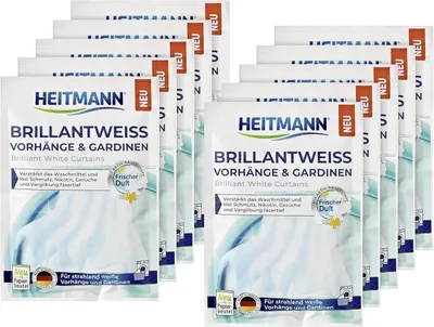 Produktbild von HEITMANN Brillantweiß Vorhänge & Gardinen 50g - 10er Pack