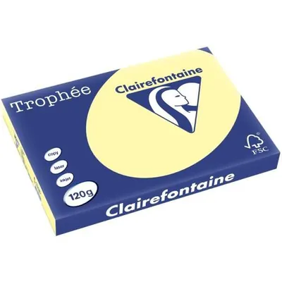 Produktbild von Clairefontaine Trophée 1308C Gelb 120g/m² DIN-A3 - 250 Blatt