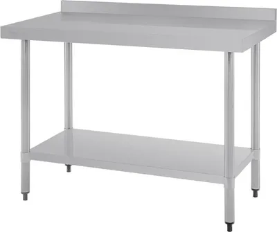 Produktbild von Vogue Arbeitstisch Mit Aufkantung Edelstahl 1200Mm