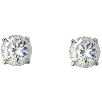 Produktbild von Miamar SO20 Damen Silber Ohrstecker Ohrschmuck Weiß