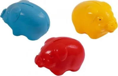 Immagine prodotto di Salvadanaio in plastica da 10 cm