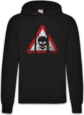 Produktbild von Urban Backwoods Skull Sign, Herren Hoodie, Farbe: Schwarz, Größe: 3XL